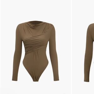 Ruched Body Suit size L